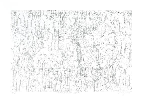 Willem Boshoff (South African 1951 - ) CHILDREN OF THE STARS – SPLIT B by Willem Boshoff, dated 2010