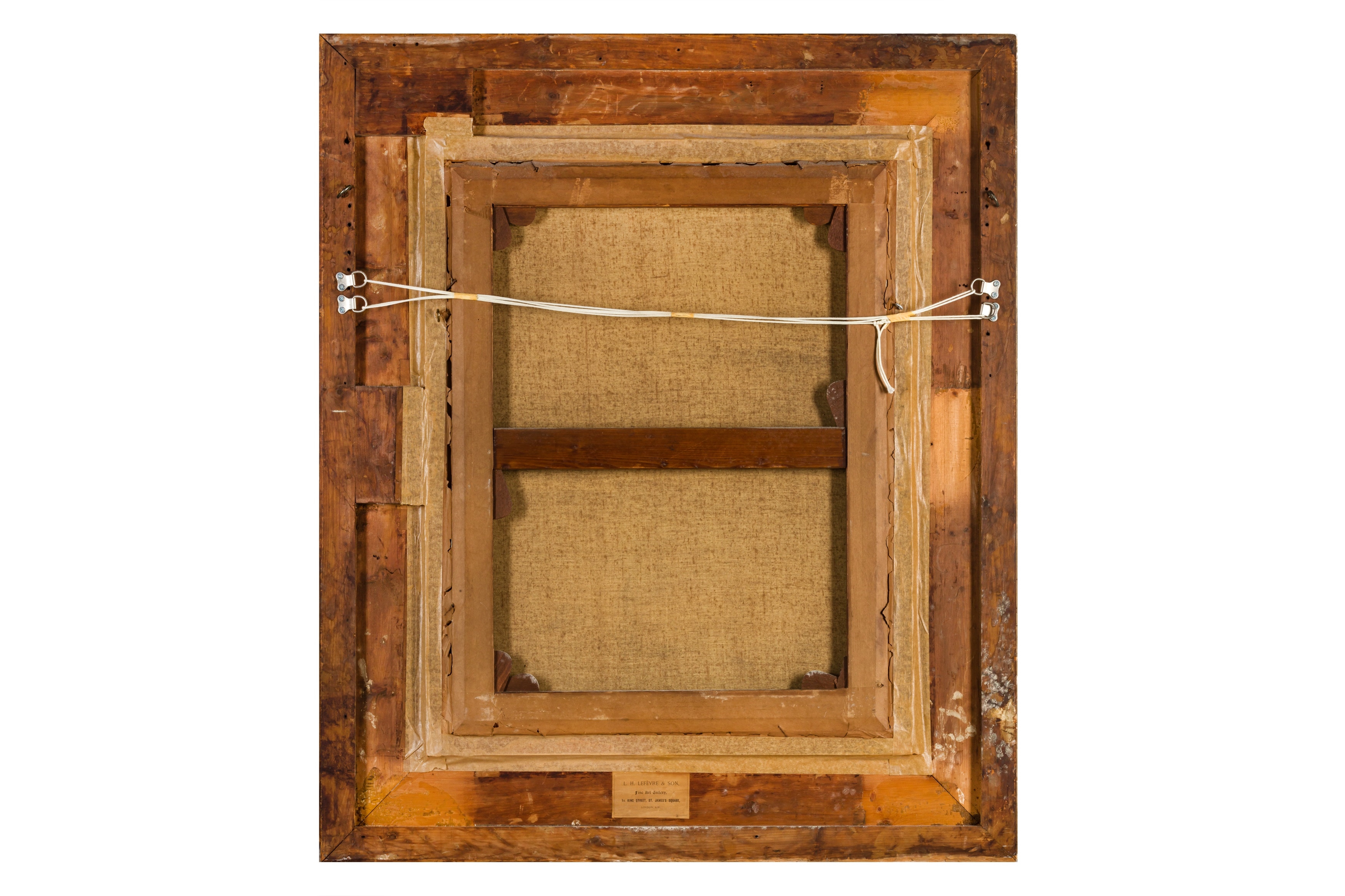 Artwork by Émile Vernon, View of a village from the woods, Made of oil on canvas