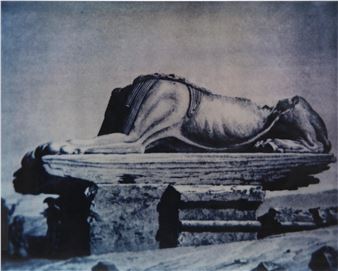 Karnak sphinx on the avenue of the propylaea at the end of 18th century by Anatoly Shuravlev, 1700