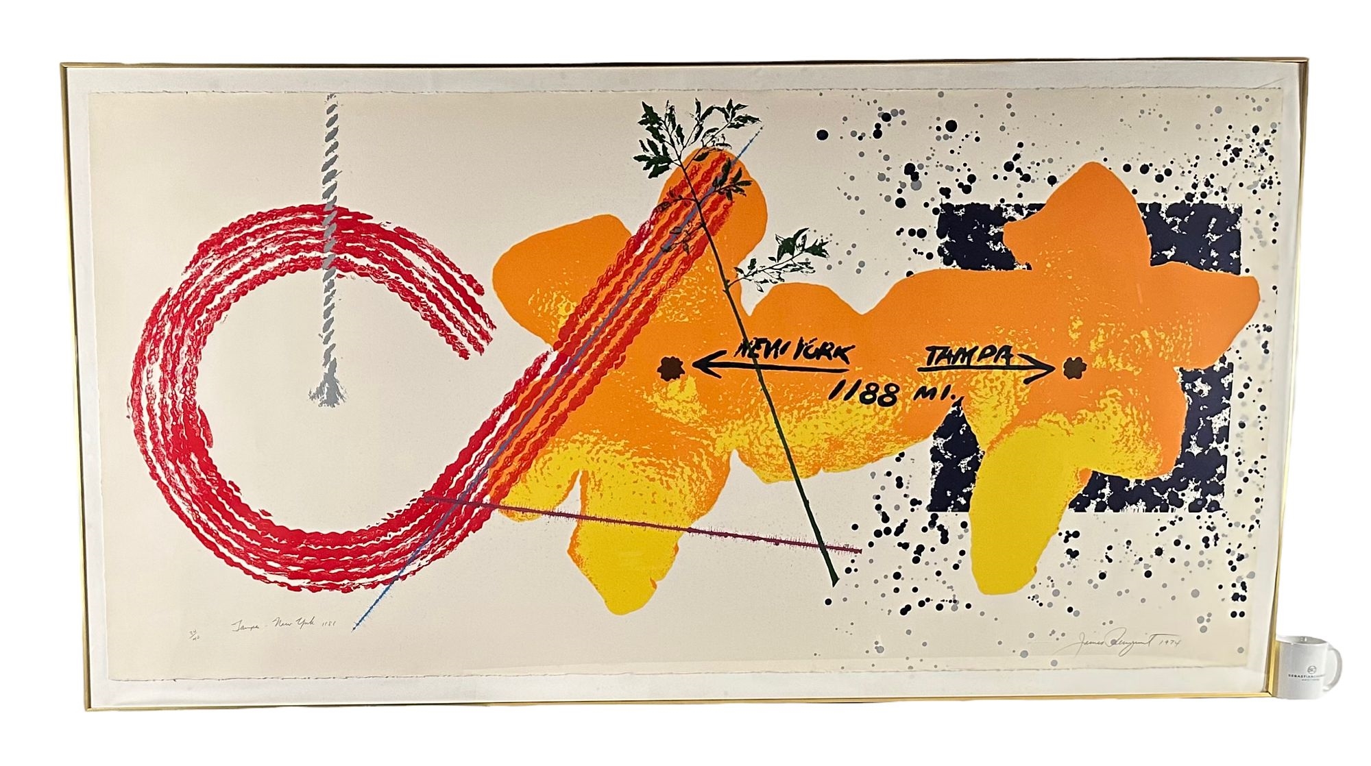 James Rosenquist | Tampa New York 1188 | MutualArt