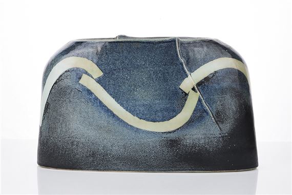 The Tidal Wave, Vase by Hiroe Swen, circa 1999