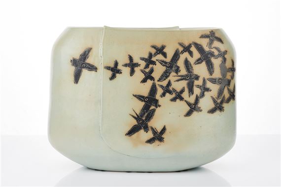 Migration, Vase by Hiroe Swen, circa 1999