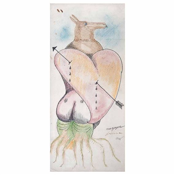 Cadáver exquisito by Pedro Friedeberg, Leonora Carrington, 1988