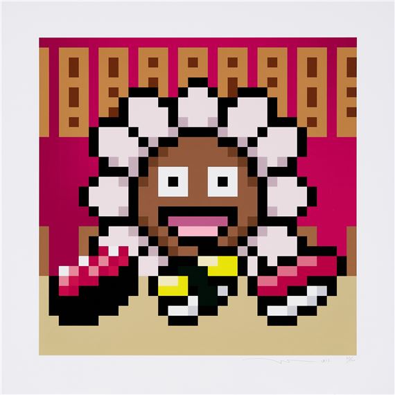 Murakami.Flower 2点#11632 日本刀 #5233 スシバー Takashi Murakami | Murakami.Flower #5233 Sushi Bar (2023) | MutualArt