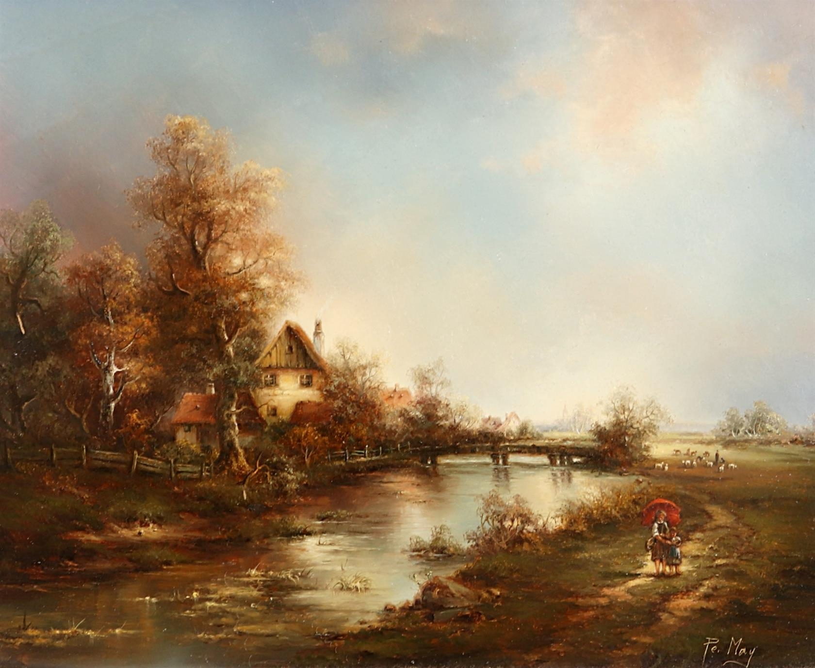 Artwork by Peter May, NA PROCHÁZCE, Made of oil on plywood