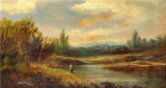 POSTAVA U ŘEKY by John Berney Crome