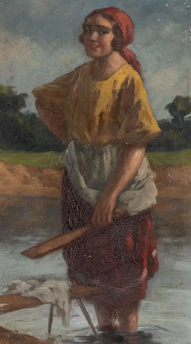 Artwork by Ferenc Semjen, PRACZKA, Made of oil, plywood