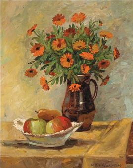 POMARAŃCZOWE NAGIETKI I OWOCE - Maria Bilinska