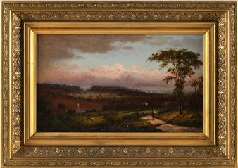 "Valley of the Genesee, New York". - Lemuel Maynard Wiles