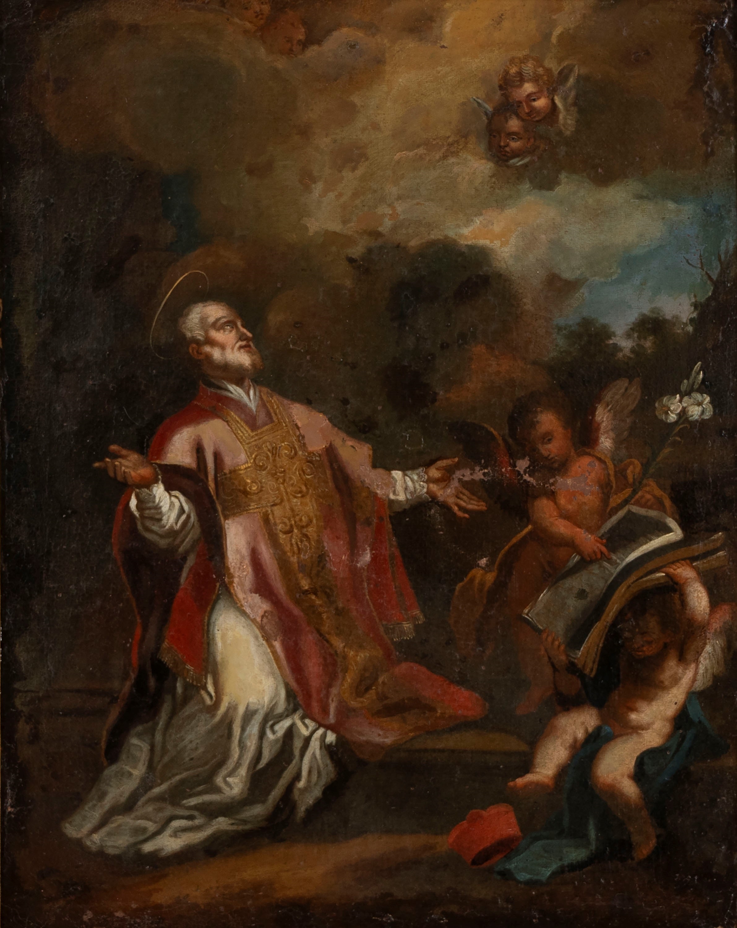 Roman School, 17th Century | Saint Philip Neri | MutualArt