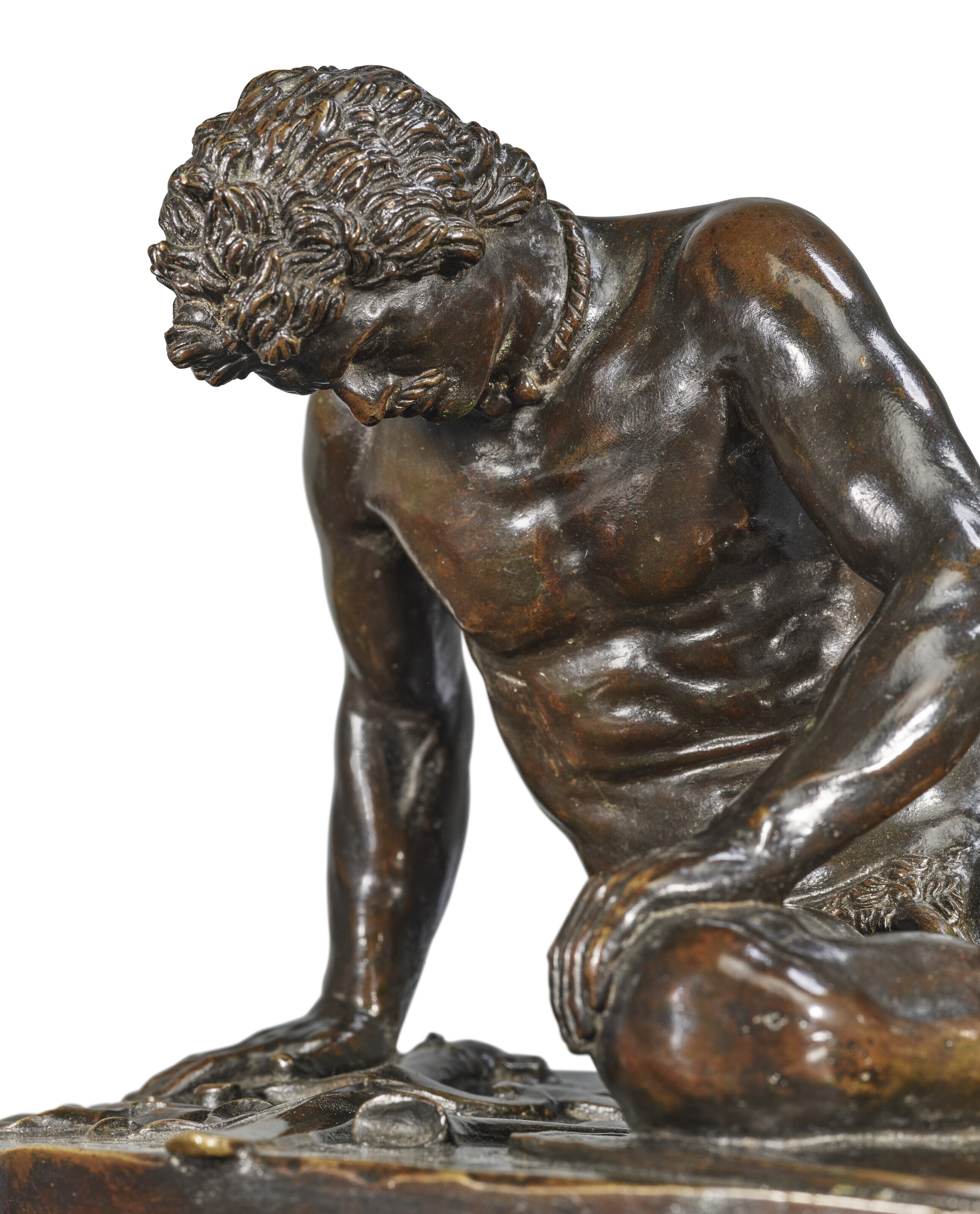 Artwork by Giacomo Zoffoli, Giovanni Zoffoli, A PATINATED-BRONZE FIGURE OF THE DYING GAUL, Made of PATINATED-BRONZE