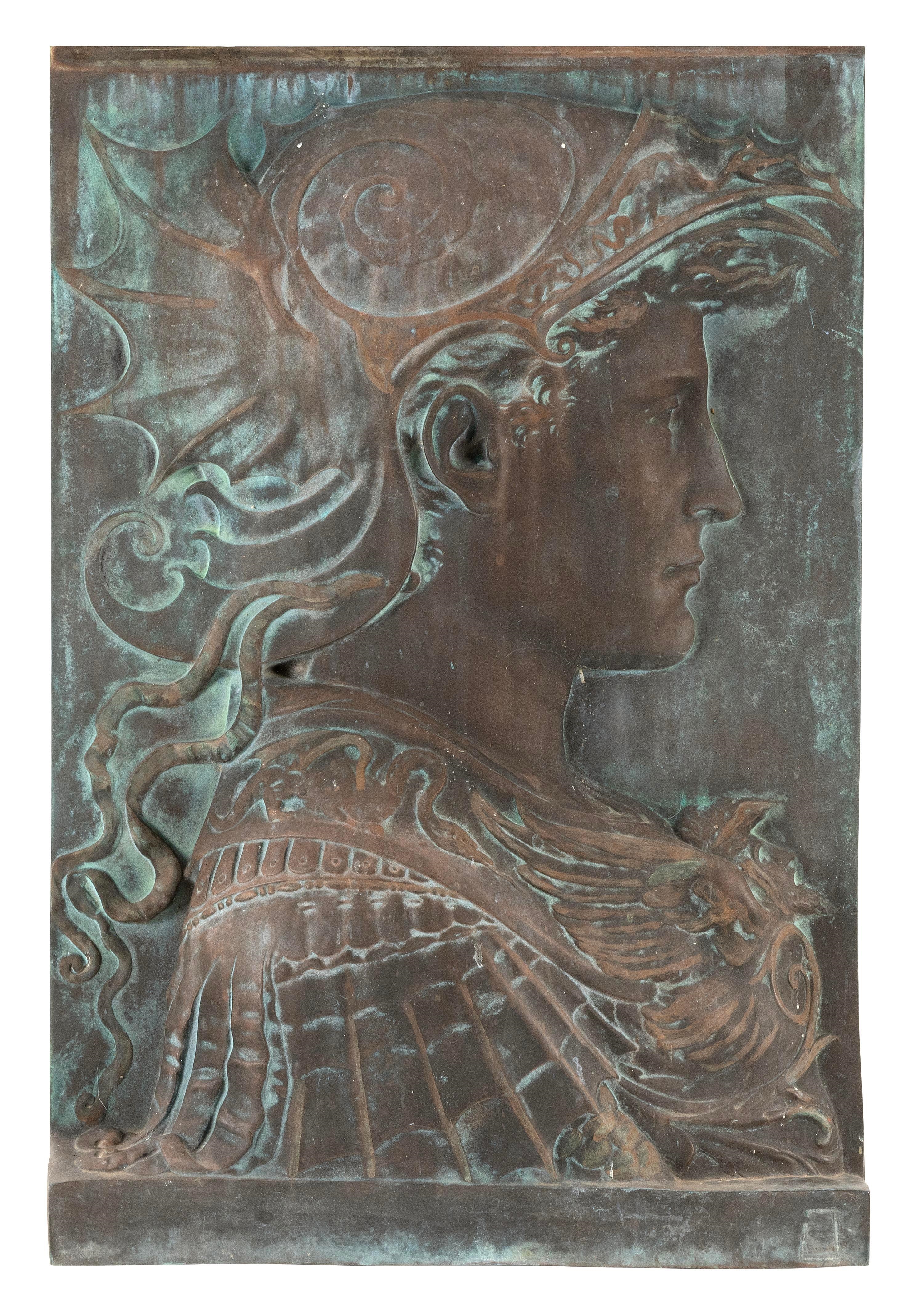 Edmond Louis Charles Tassel | Bas- the bust of Perseus. | MutualArt