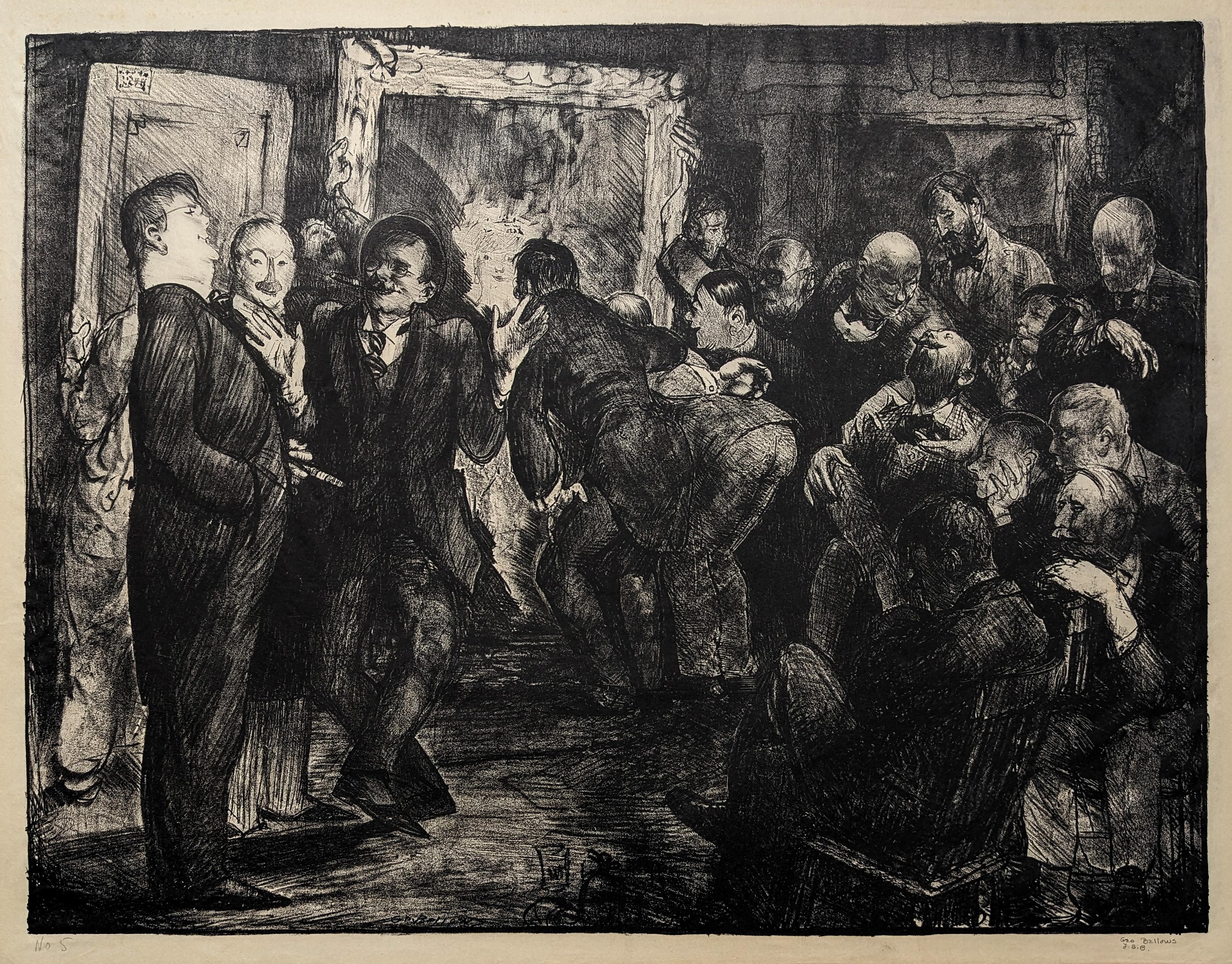 George Bellows | Artists Judging Works of Art (1915) | MutualArt