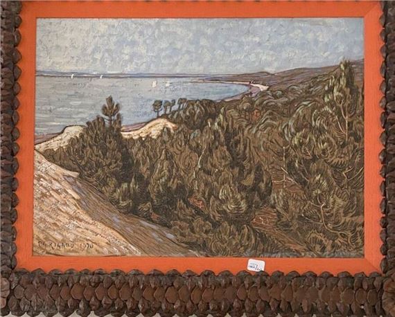 Pierre Gaston Rigaud | Arcachon, the great dune (1920) | MutualArt