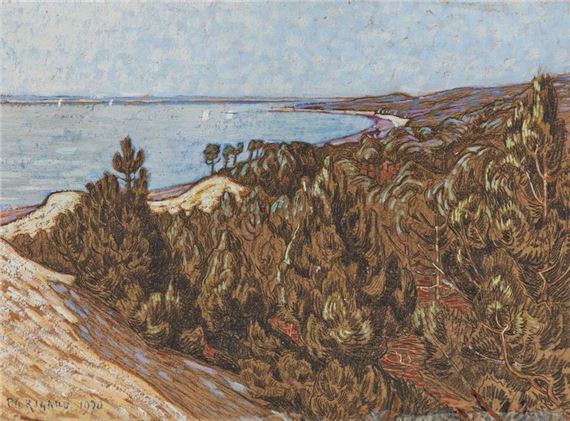 Pierre Gaston Rigaud | Arcachon, the great dune (1920) | MutualArt