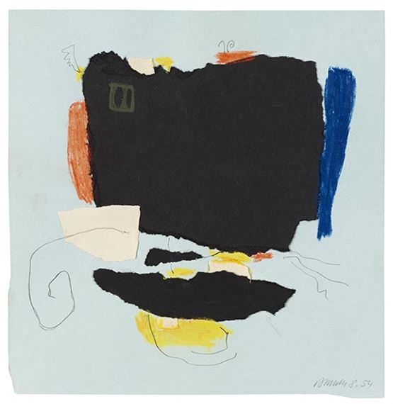 Montaru mit Gondel VIII by Willi Baumeister, 1954