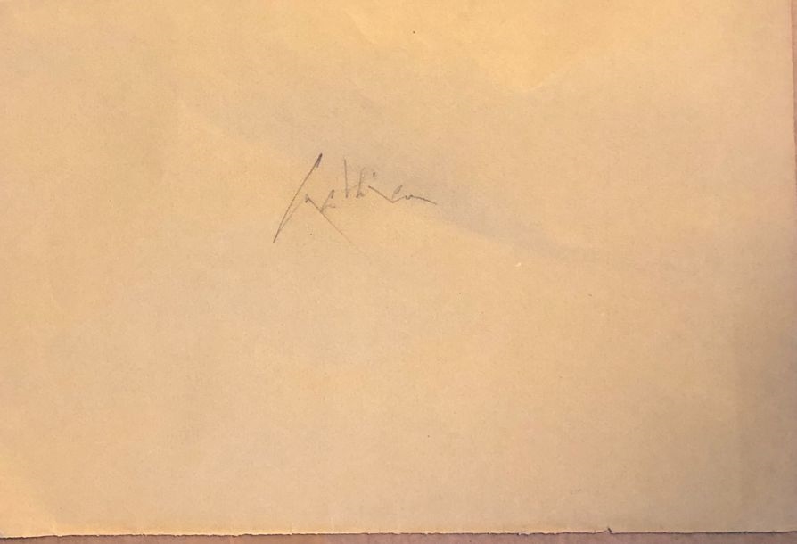 Georges Mathieu | COMPOSITION DRAWING by Georges MATHIEU (1921-2012 ...