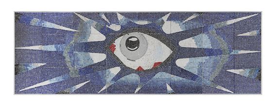 The 'Psychedelic Eye' Mosaic Commissioned By John Lennon For His Swimming Pool At His Kenwood Home