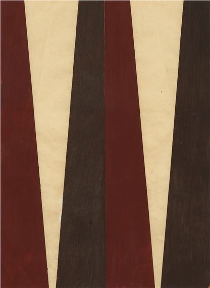 Schornsteine & Schornsteine by Hermann Glöckner, Executed in 1973