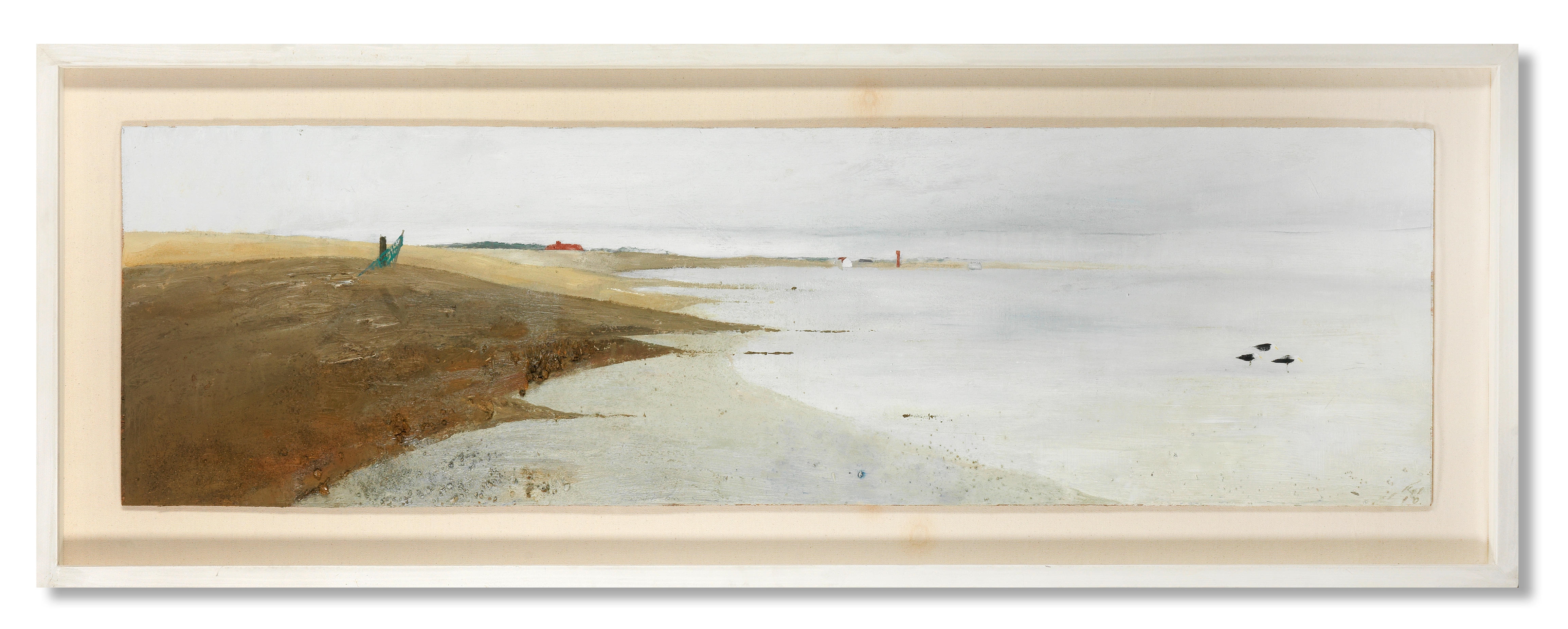 Artwork by Keith Purser, Untitled, Made of oil and sand on board