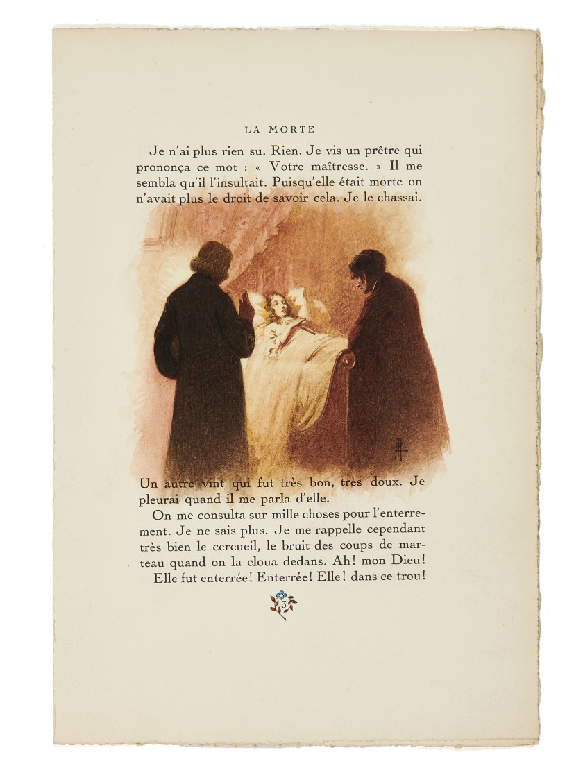 Artwork by Edmond Malassis, Paris, imprimé pour un ami des livres, 1922., Made of aquarelles