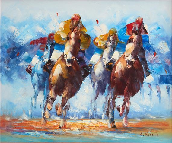 Horse racing by Anthony Vecchio