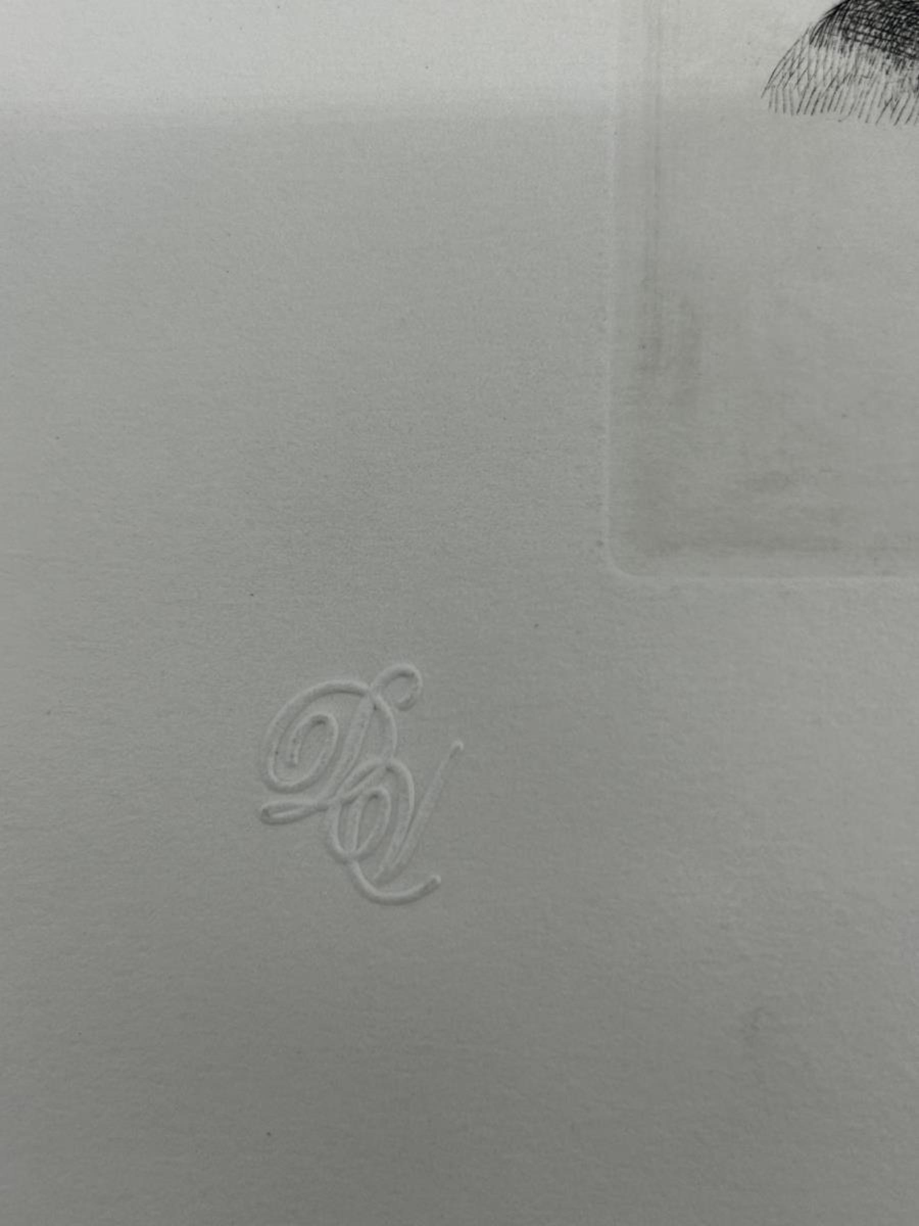 Artwork by Amand Durand, Amand Durant After Rembrandt Bust Etching, Made of Etching