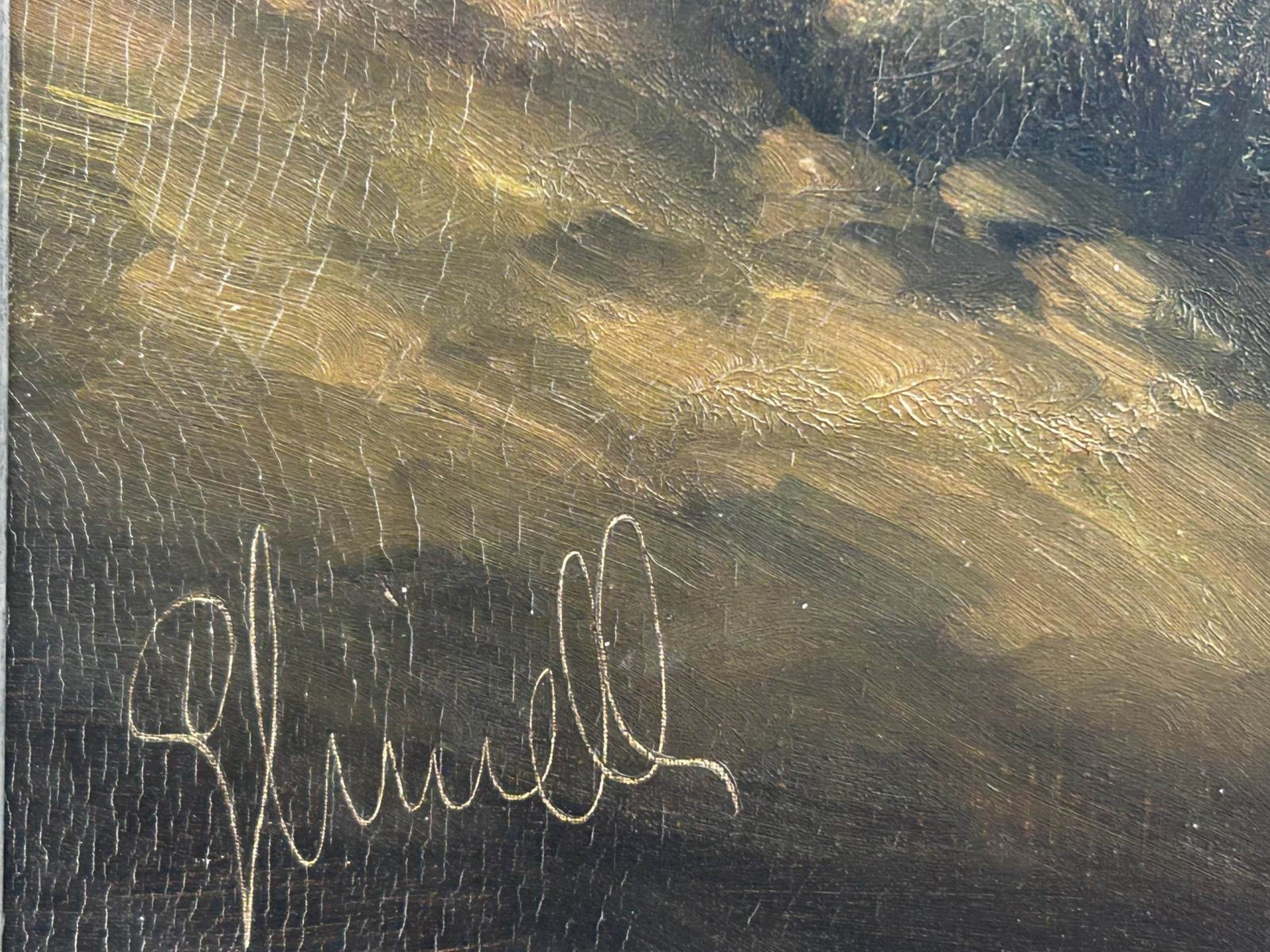 The PLAY | Signed Vintage Landscape Oil on Canvas | MutualArt