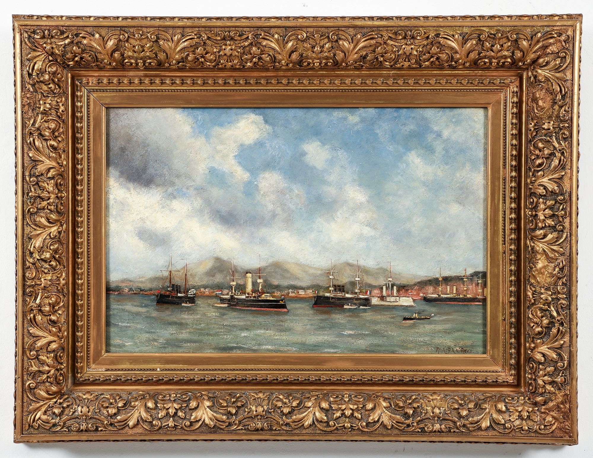 Richardus Philippus van Rees | Dutch Fleet at Harbor | MutualArt