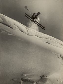Darstellungen von Skispringern - Walter Hahn