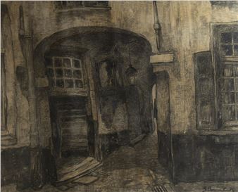 Patershol in Ghent - Gustaaf Crommelynck