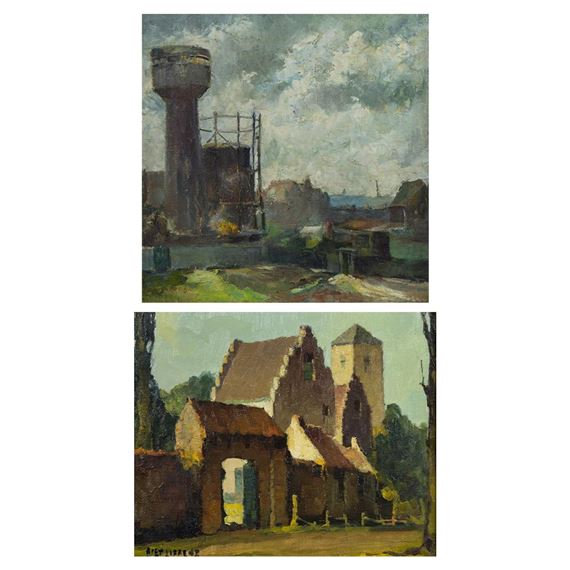 the water tower in Gentbrugge by Piet Lippens