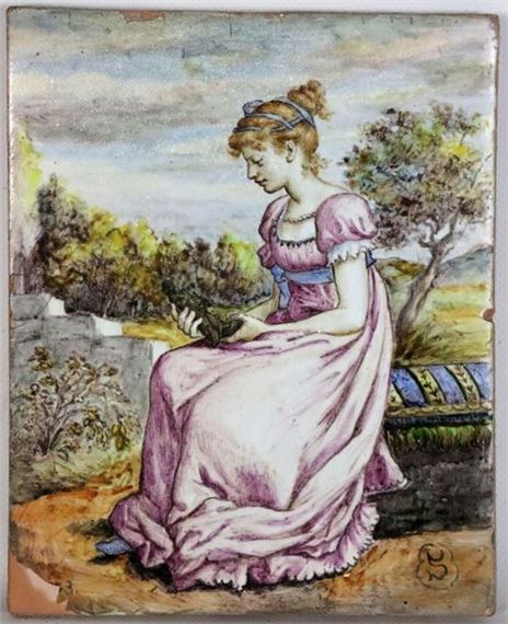 Jeune femme à la sculpture