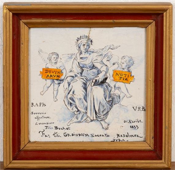 Divin arum, Noti tia, allégorie de la théologie d'après Raphaël