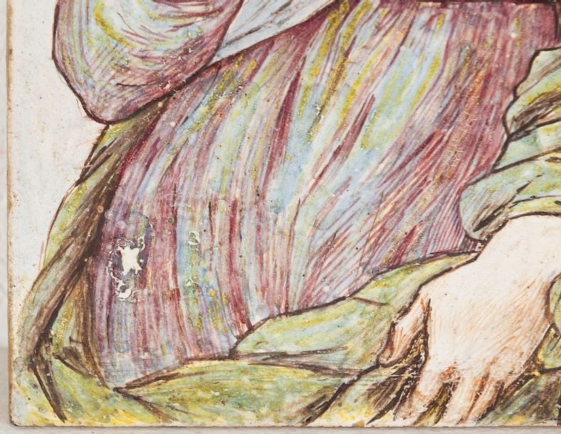 Artwork by Léon Ovide Scribe, Sainte Catherine d'Alexandrie, d'après Raphaël, Made of en terre cuite