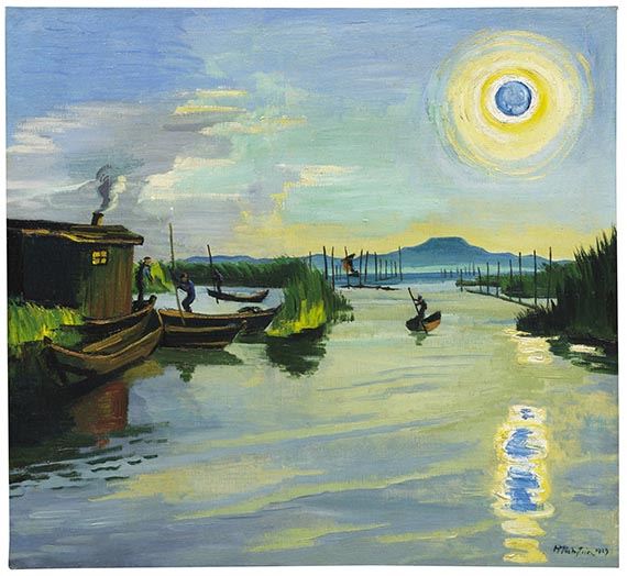 Morgen am Garder See by Max Pechstein, 1929