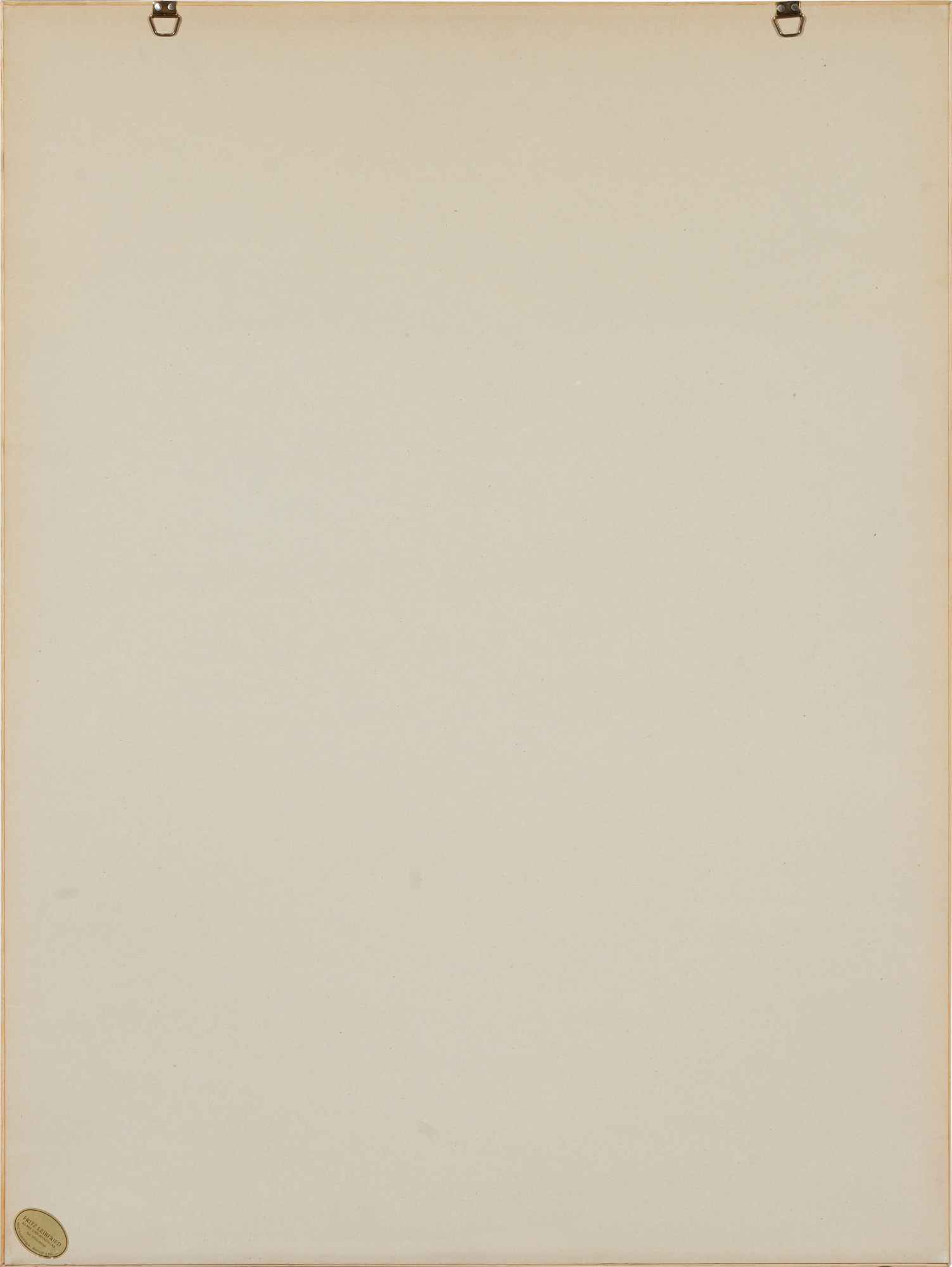 Artwork by Hermann Glöckner, Profile mit Farbflecken & Profile Schwarz & Profile vor blauem Grund, Made of tempera on paper