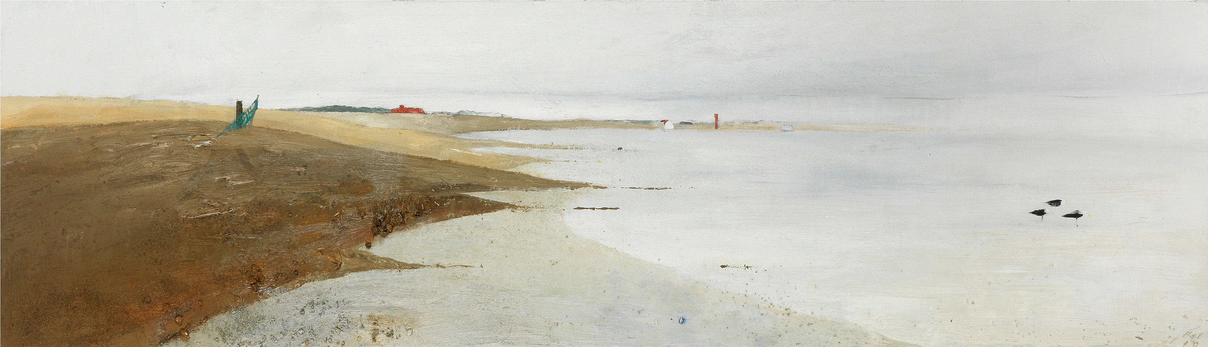 Artwork by Keith Purser, Untitled, Made of oil and sand on board