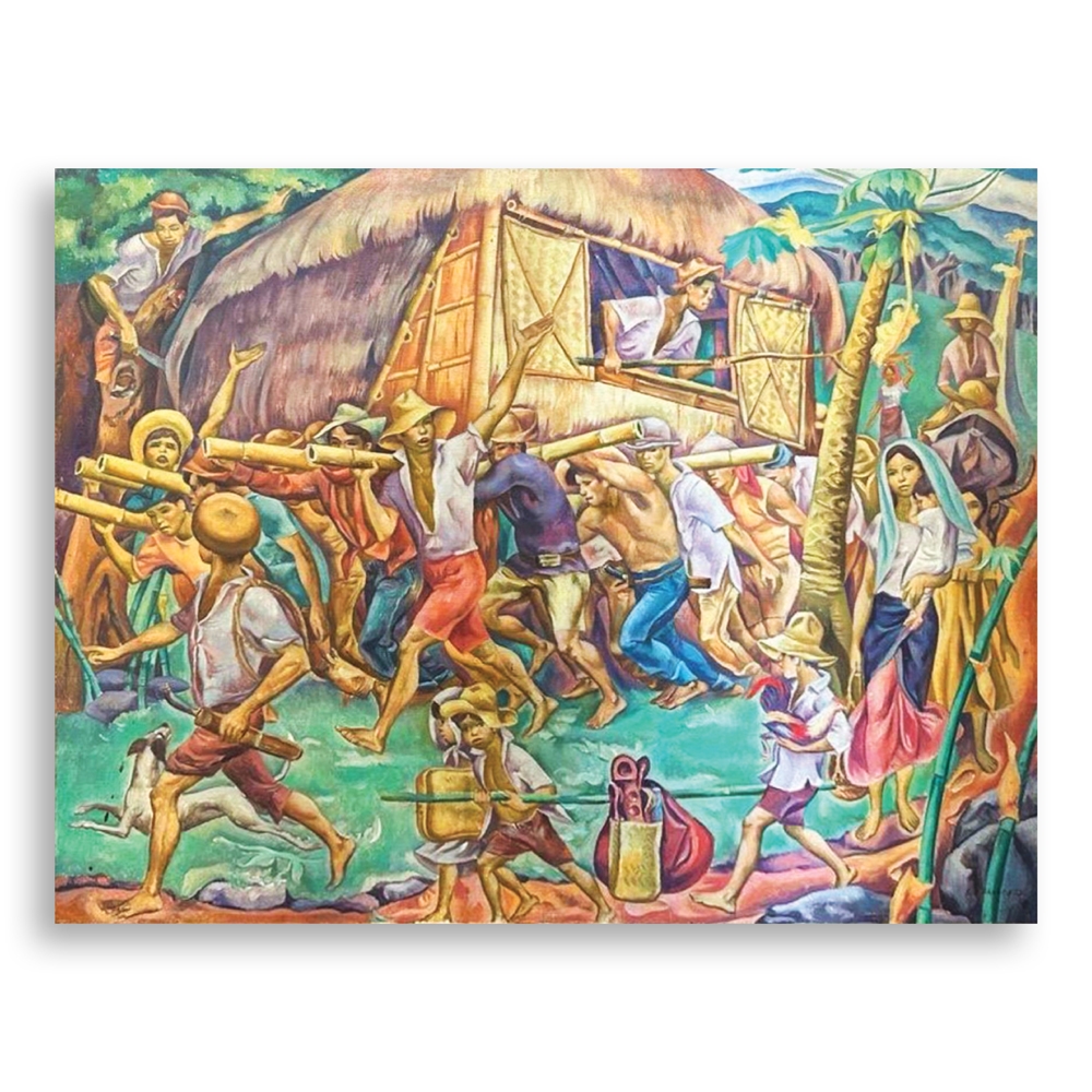 Carlos V. Francisco Bayanihan (1968) MutualArt