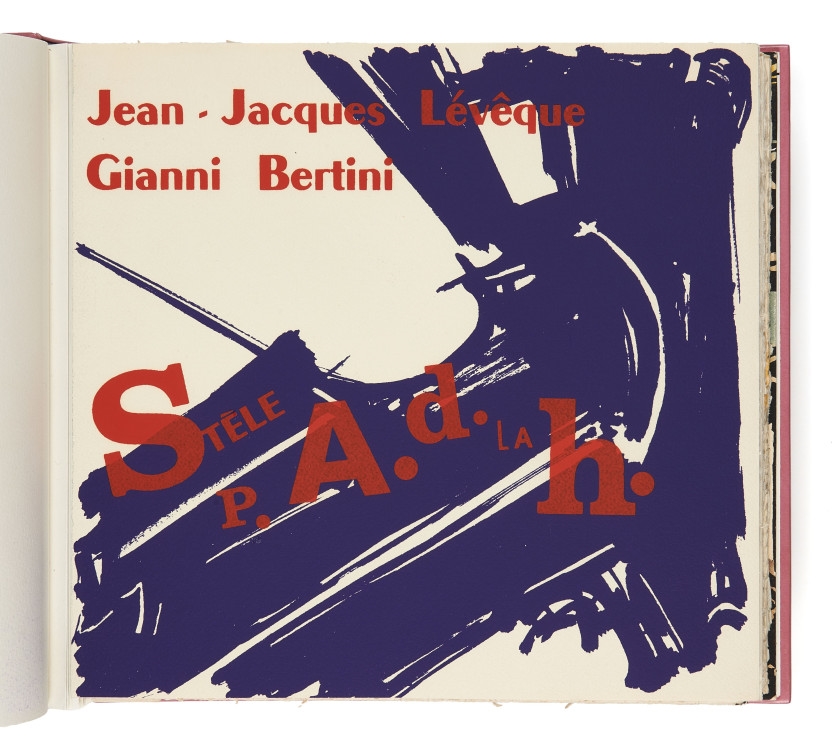 Artwork by Jean-Jacques Lévêque, Anduze, Édition du Castel Rose, 1962., Made of Arches