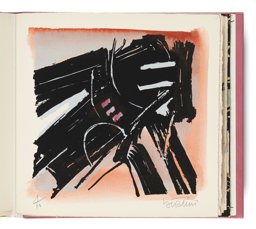 Artwork by Jean-Jacques Lévêque, Anduze, Édition du Castel Rose, 1962., Made of Arches