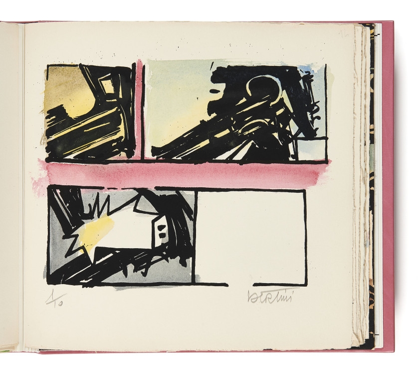 Artwork by Jean-Jacques Lévêque, Anduze, Édition du Castel Rose, 1962., Made of Arches