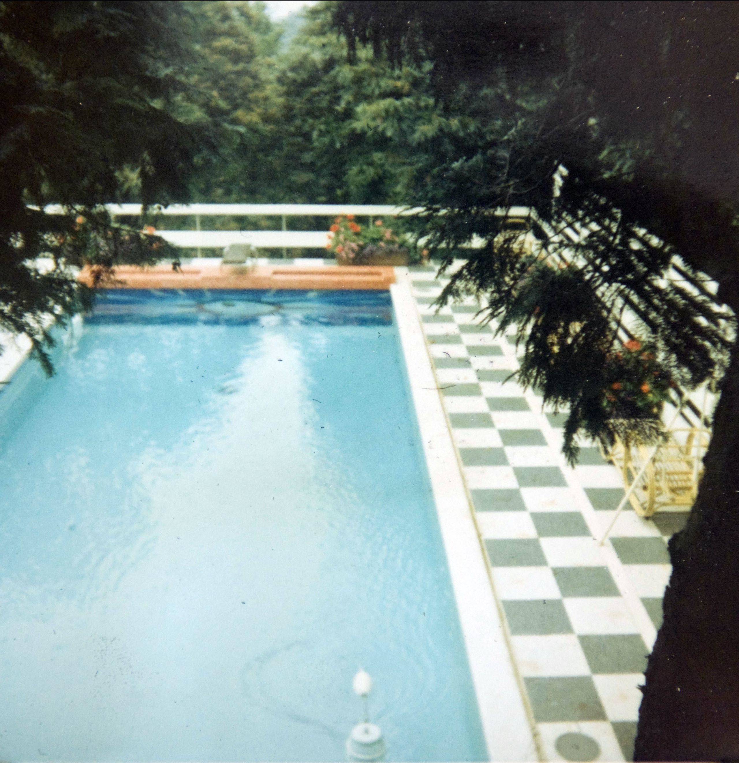 Artwork by John Lennon, The 'Psychedelic Eye' Mosaic Commissioned By John Lennon For His Swimming Pool At His Kenwood Home, Made of tesserae polychrome
