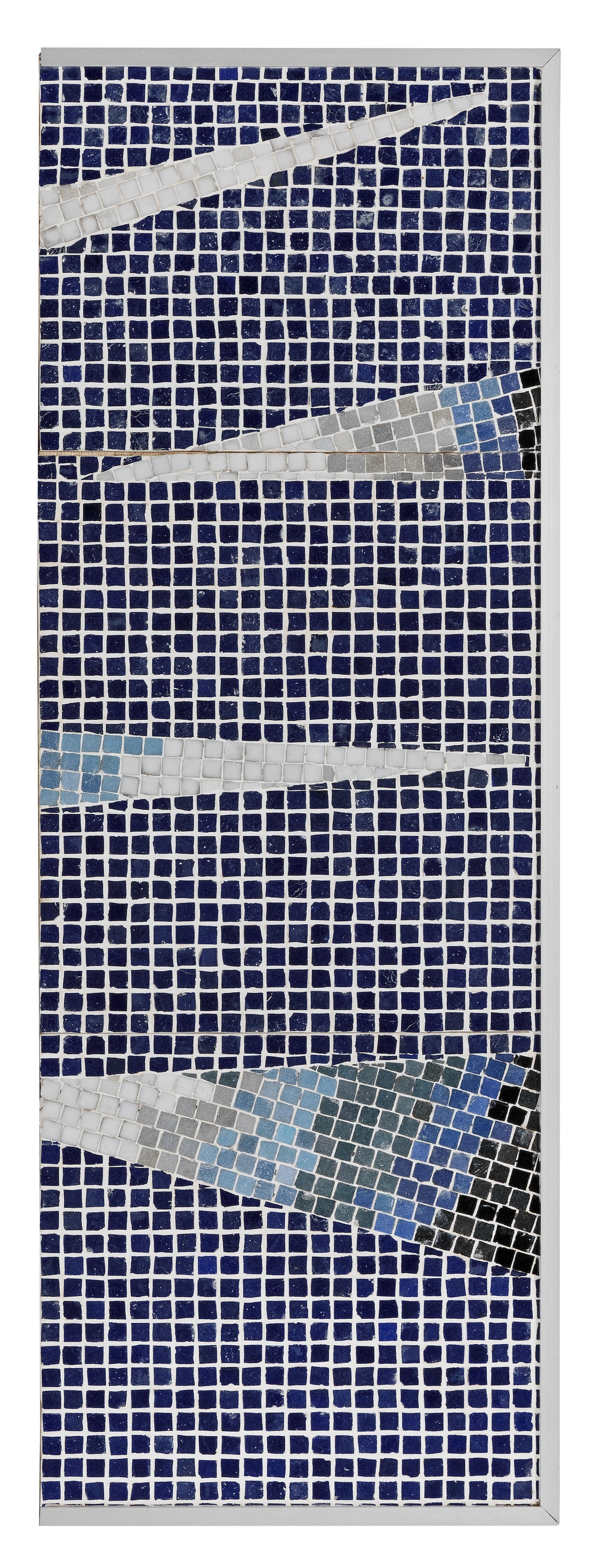 Artwork by John Lennon, The 'Psychedelic Eye' Mosaic Commissioned By John Lennon For His Swimming Pool At His Kenwood Home, Made of tesserae polychrome