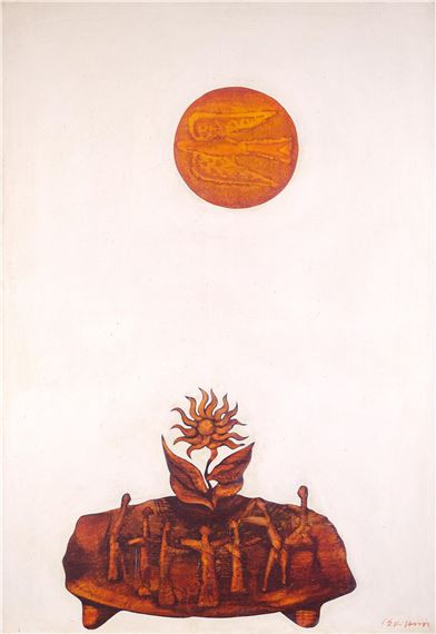 Freedom by George Skoteinos, dated 1974