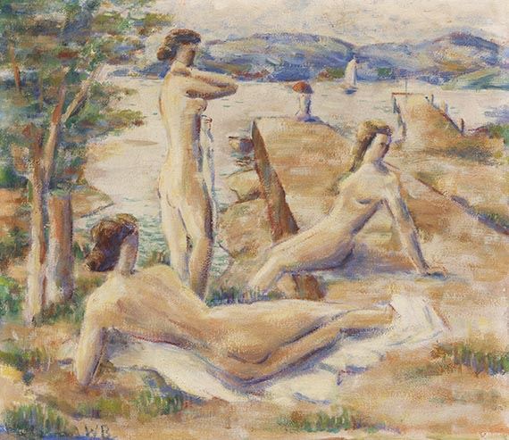 Badende by Willi Baumeister, 1911
