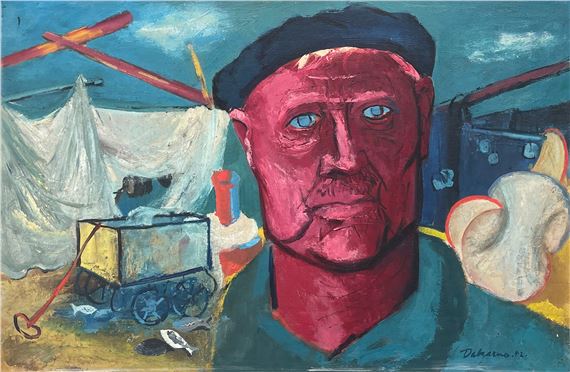 French Fisherman by Roy Dalgarno, dated 1952