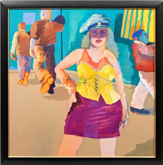 "dominantes Gelb". Originaltitel - Mike Keilbach