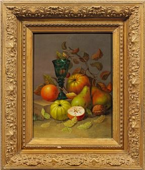 Früchtestillleben mit Glas - Gijsberta Verbeet