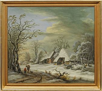 Winterlandschaft - Jan Vuring van Drielst